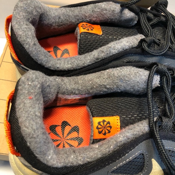 Nike Free Terra Vista Black Canvas Anthracite Orange CZ1757-001 Sz 10.5 Men New - Picture 6 of 16